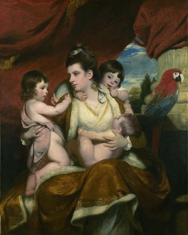 Lady Cockburn a její děti - Joshua Reynolds