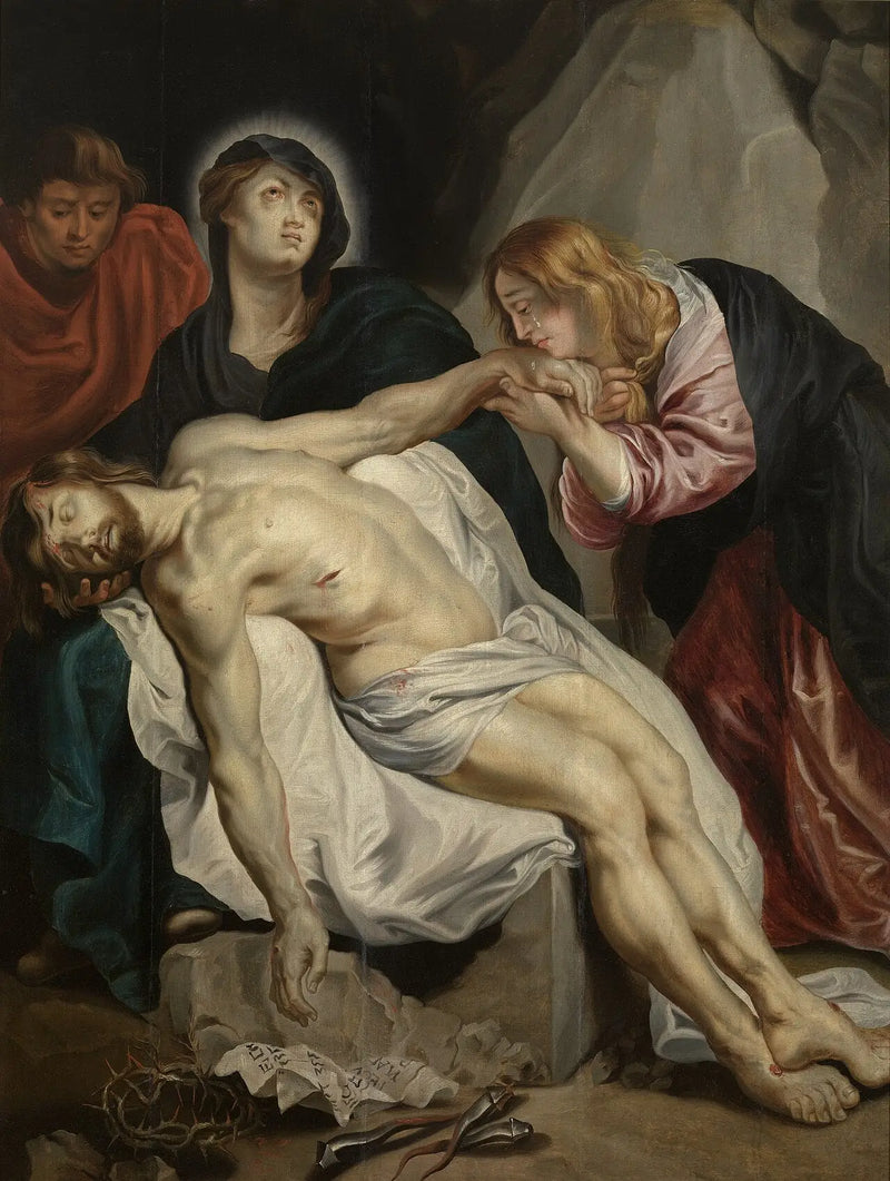Lamentace nad mrtvým Kristem - Antoine van Dyck