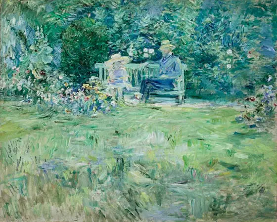 Lekce v zahradě - Berthe Morisot