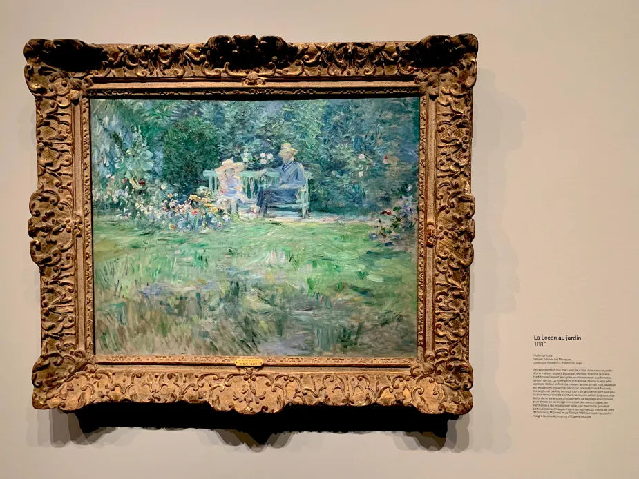 Lekce v zahradě - Berthe Morisot
