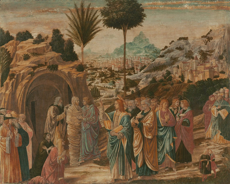 Vzkříšení Lazara - Benozzo Gozzoli