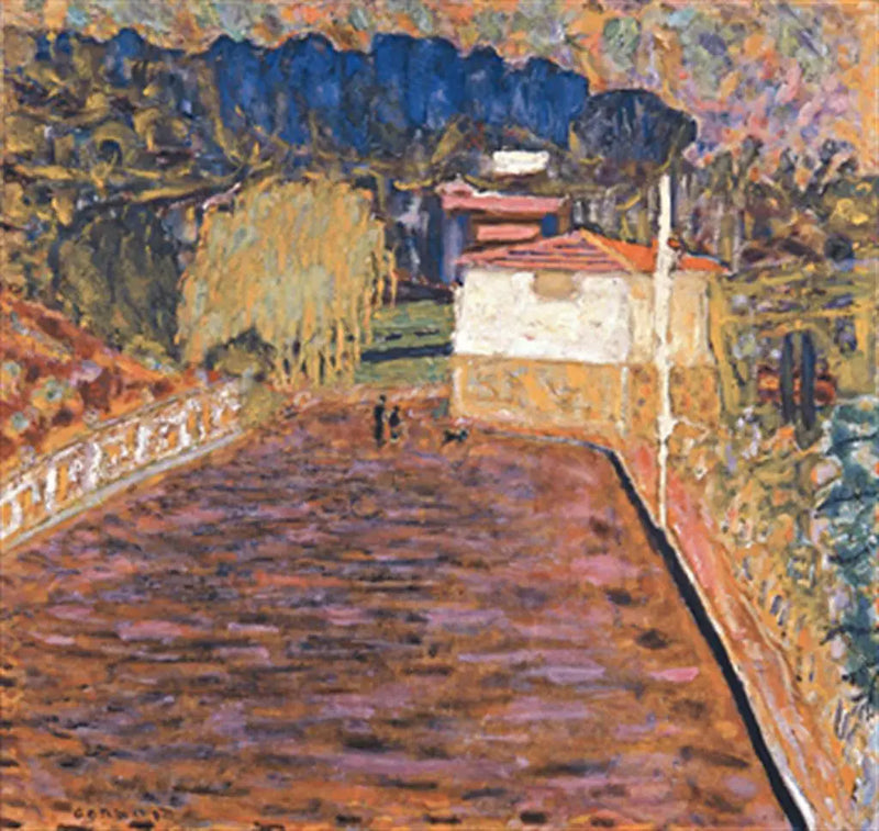 Le Cannet, růžová cesta - Pierre Bonnard