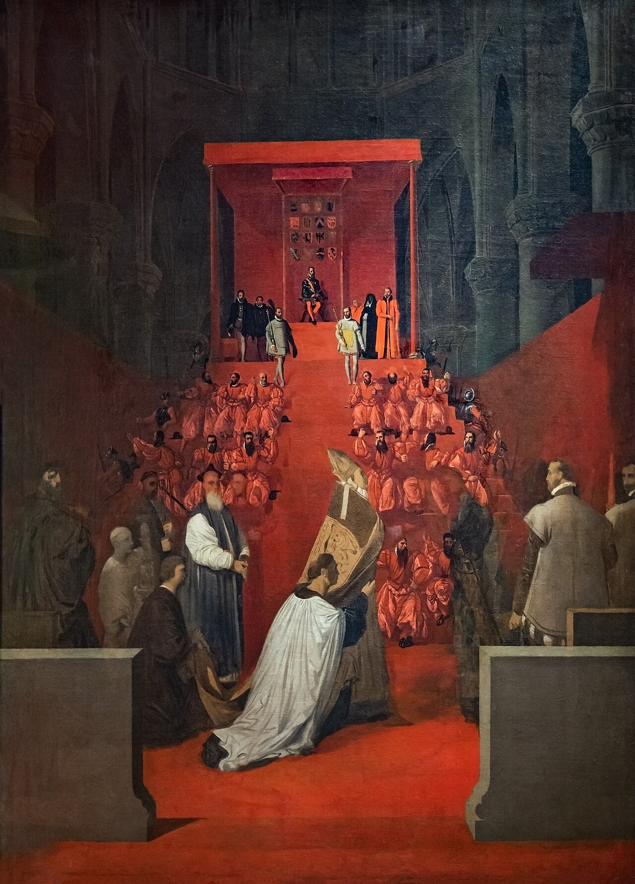 Vévoda z Alby v Sainte-Gudule v Bruselu - Jean-Auguste-Dominique Ingres