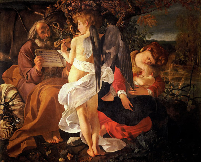 Odpočinek během útěku do Egypta - Caravaggio