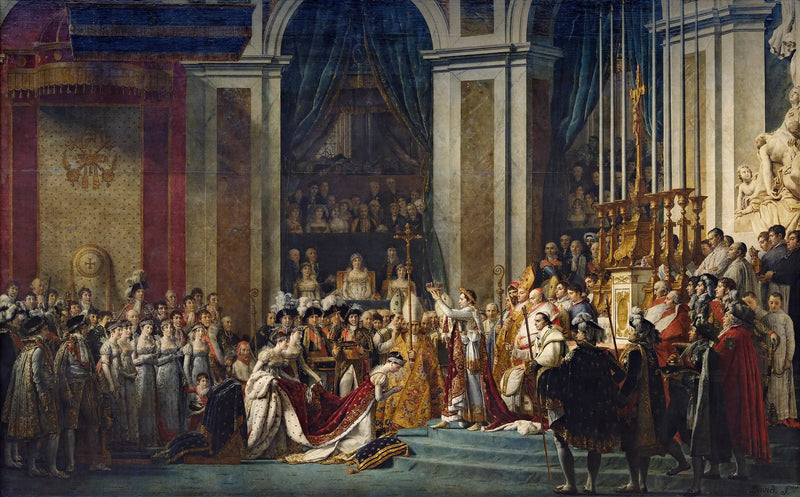 Napoleonovo korunování - Jacques-Louis David