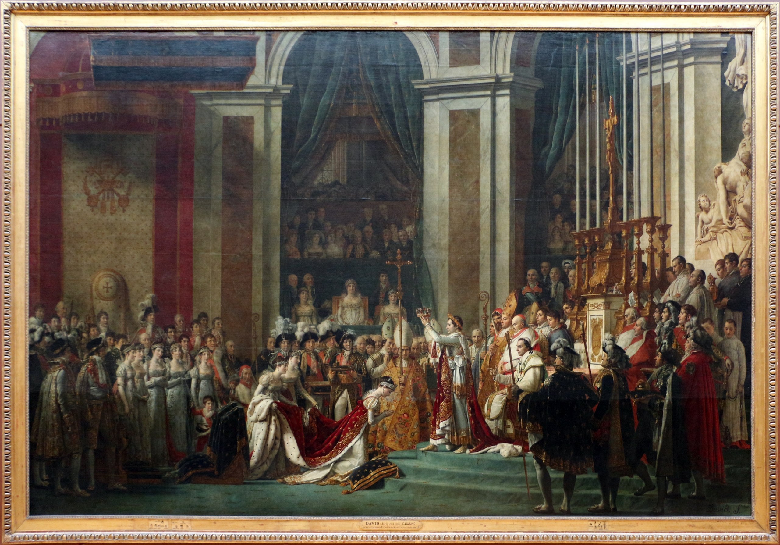 Napoleonovo korunování - Jacques-Louis David