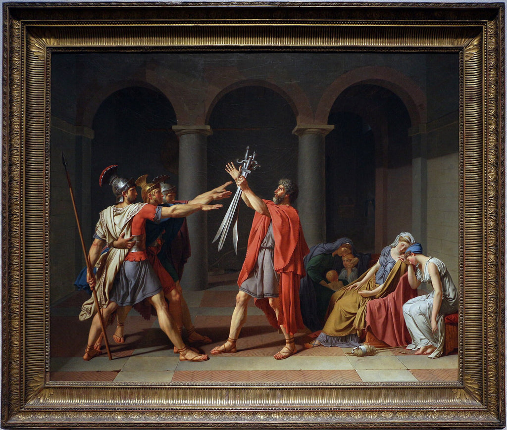 Přísaha Horatiů - Jacques-Louis David