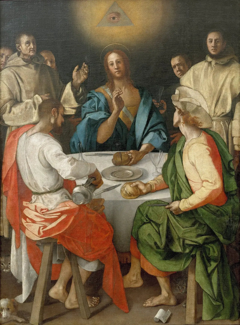 Večeře u Emmaus - Pontormo