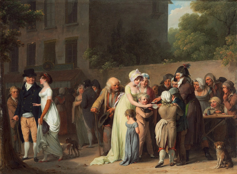 Podvodník na bulváru - Louis-Léopold Boilly