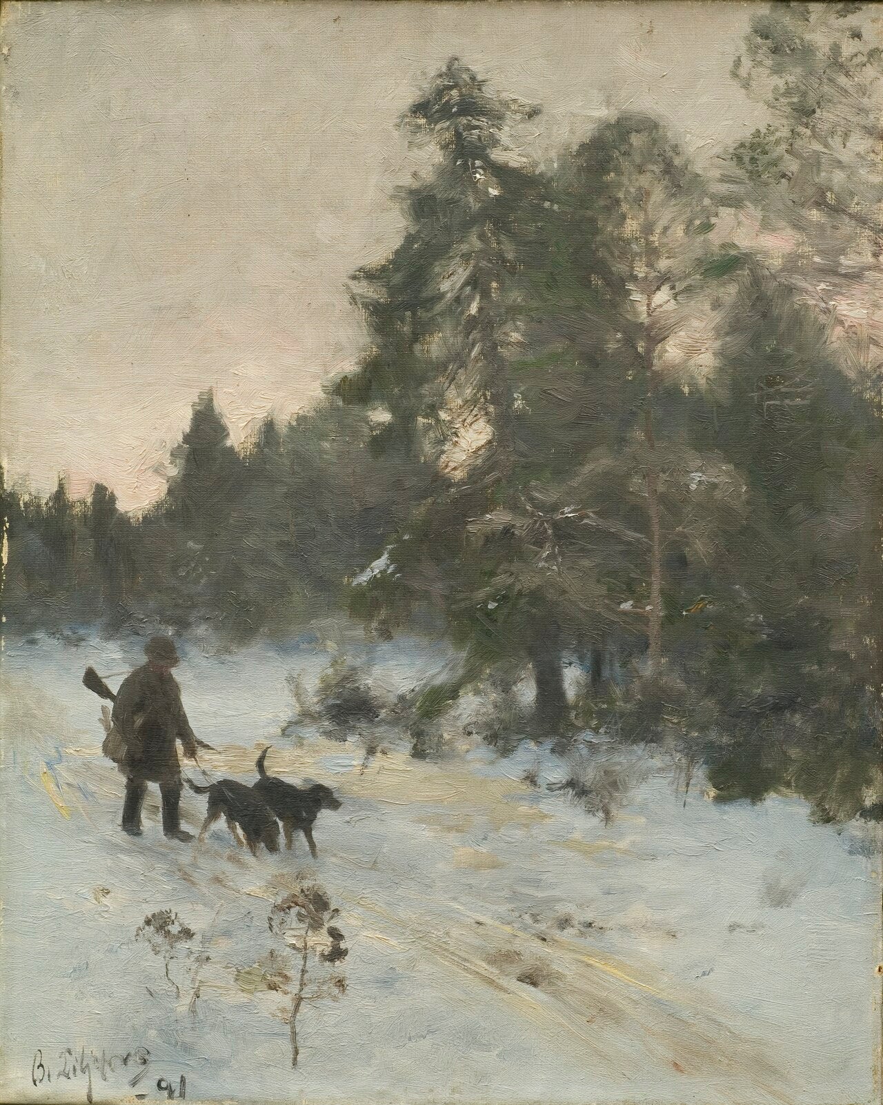 Le chasseur - Bruno Liljefors