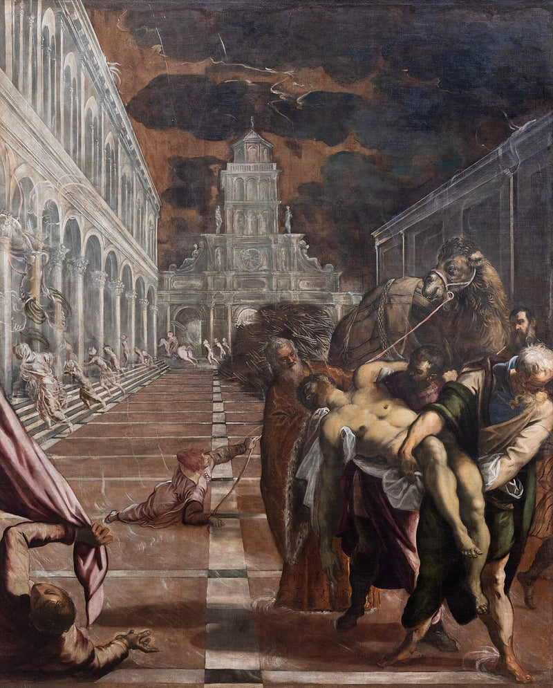 Tělo svatého Marka převezené do Benátek - Jacopo Tintoretto