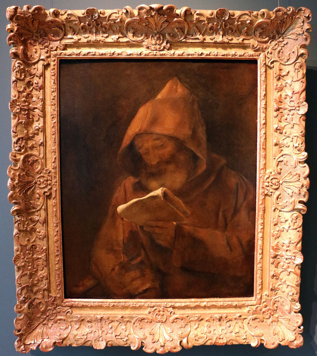 Čtení mnicha - Rembrandt