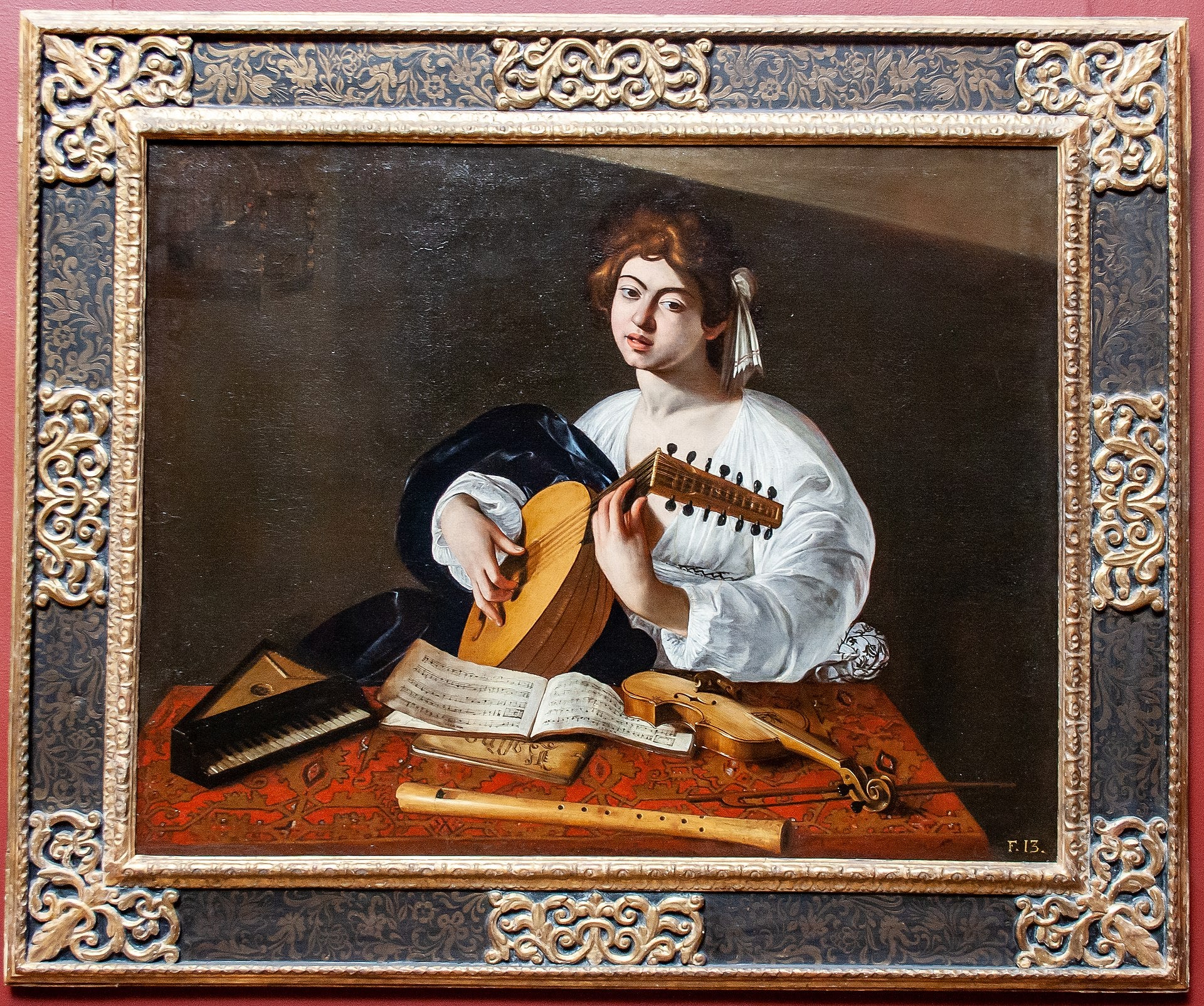 Hráč na loutnu - Caravaggio