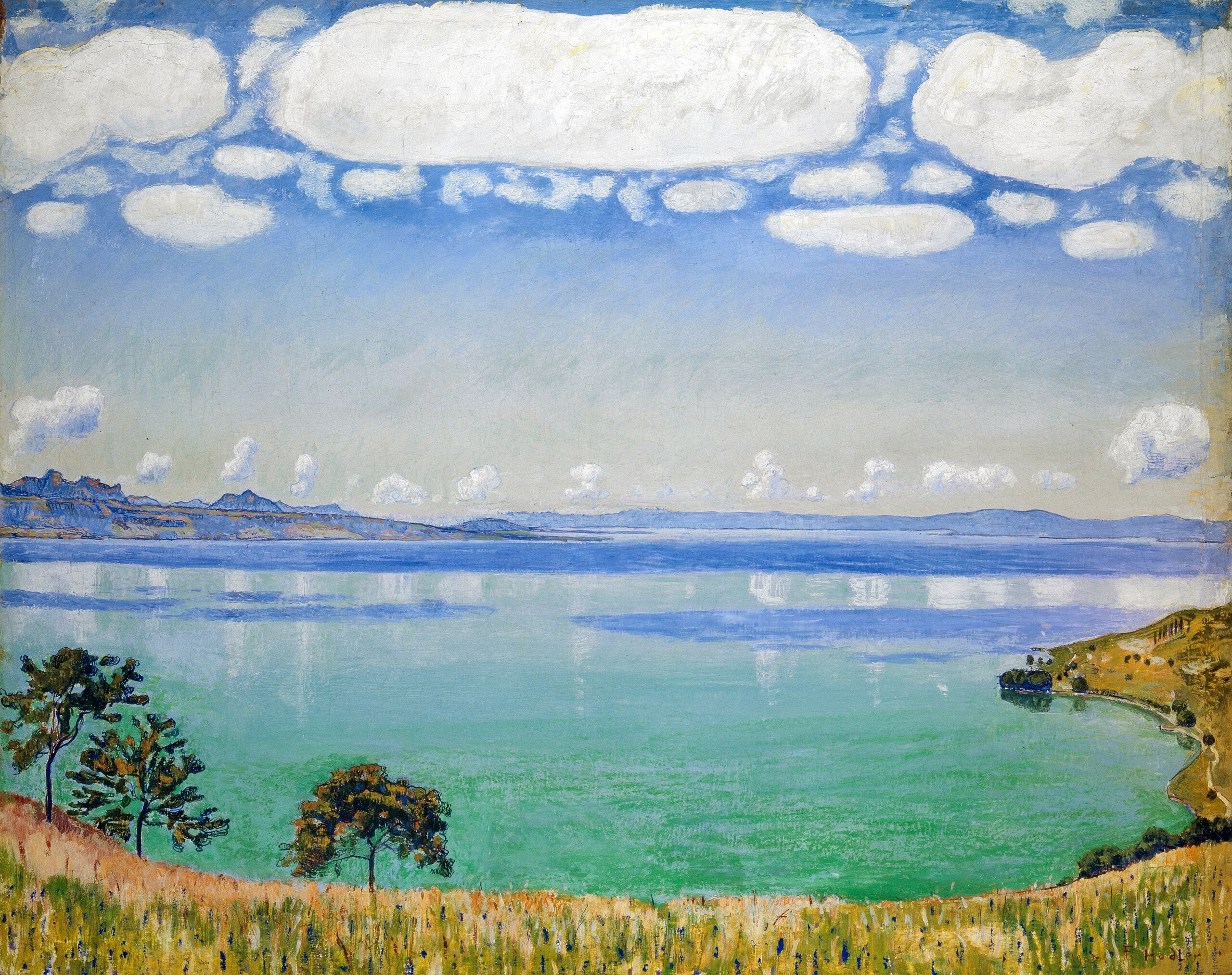 Le lac Léman depuis Chexbres - Ferdinand Hodler