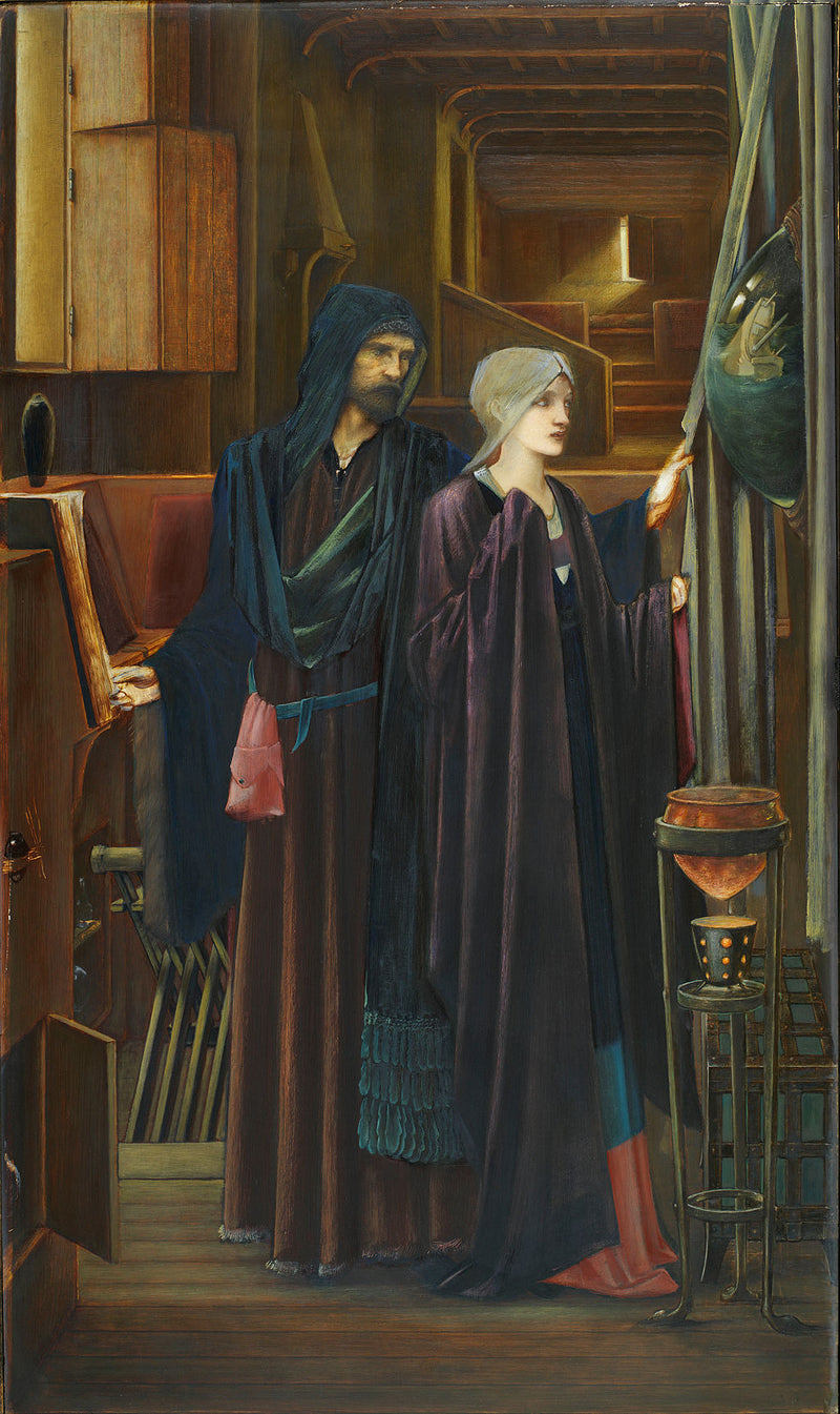 Kouzelník - Edward Burne-Jones