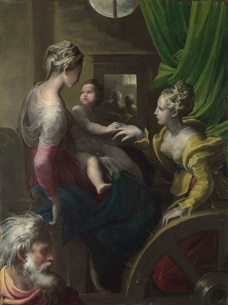 Mystické manželství svaté Kateřiny - Parmigianino