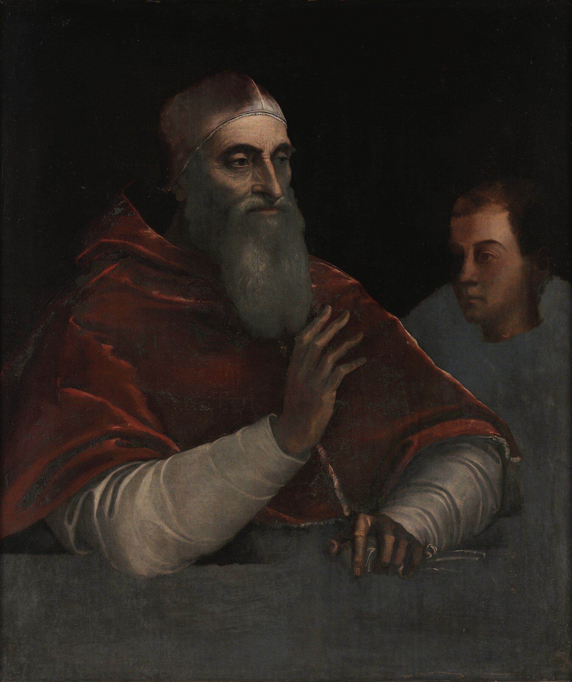 Le pape Paul III avec un neveu - Sebastiano del Piombo - Alpha Reproduction