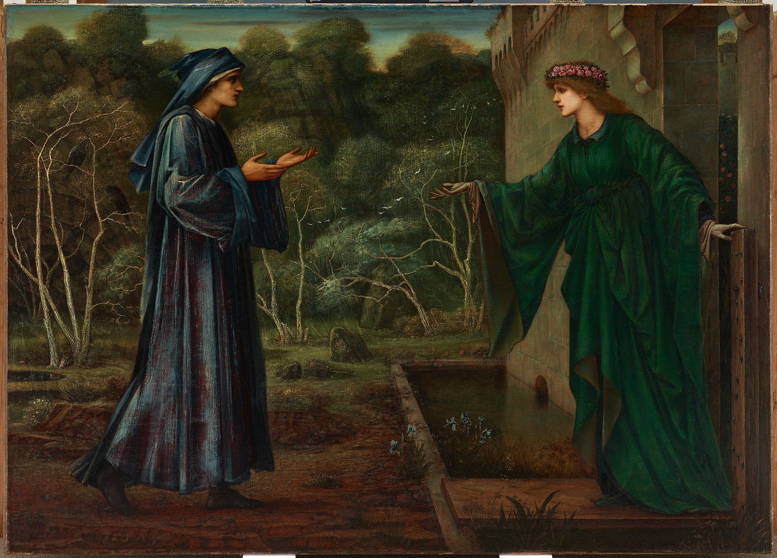 Le pèlerin à la porte de l'oisiveté - Edward Burne-Jones