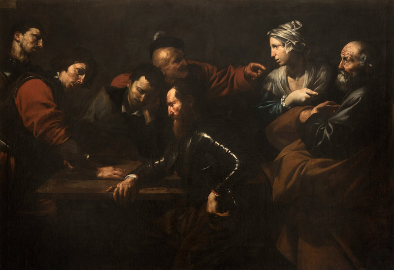 Odmítnutí svatého Petra - Jusepe de Ribera