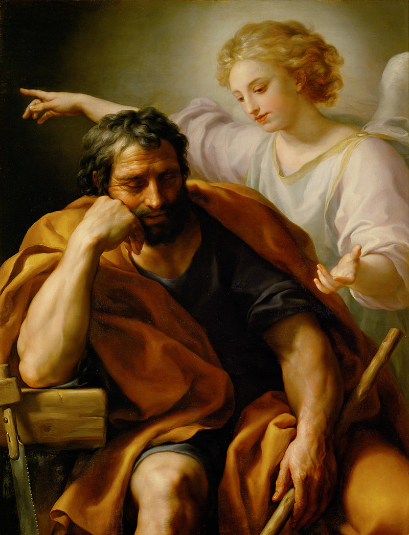 Sen svatého Josefa - Anton Raphael Mengs