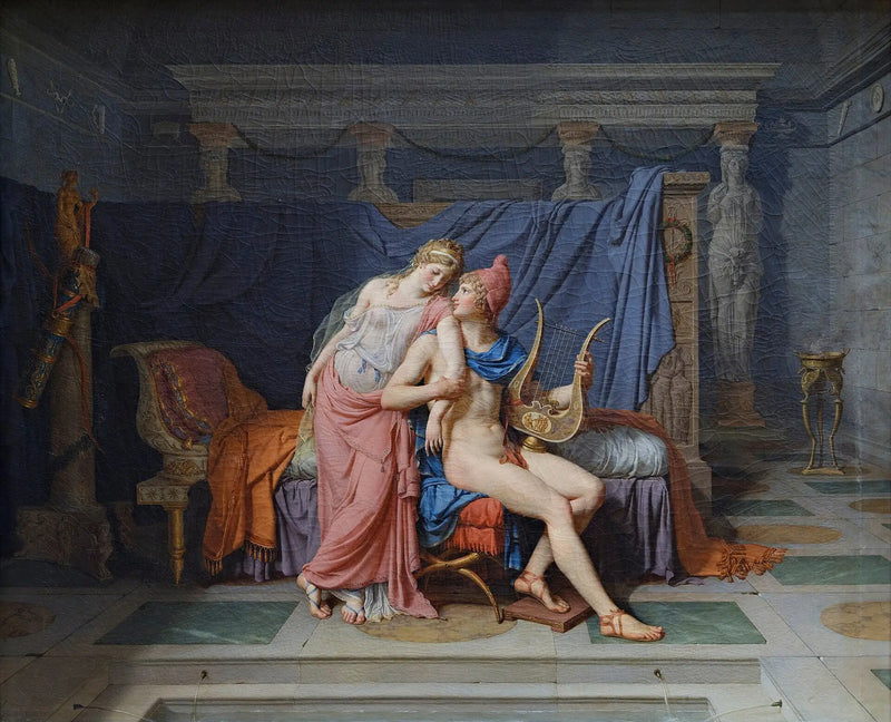 Lásky Paříže a Hélène - Jacques-Louis David