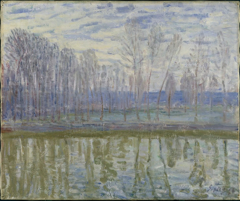 Břehy Loingu - Alfred Sisley