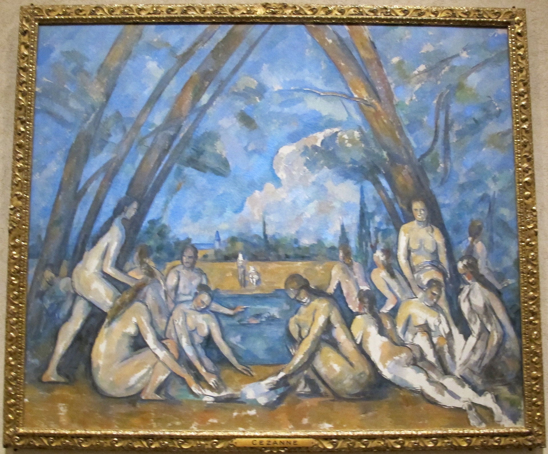 Velké koupající se - Paul Cézanne