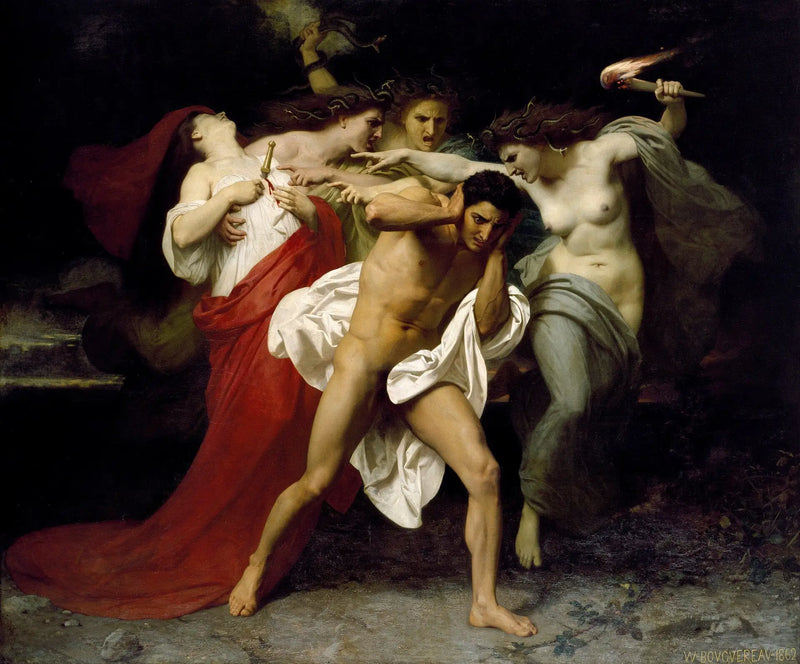 Výčitky - Bouguereau