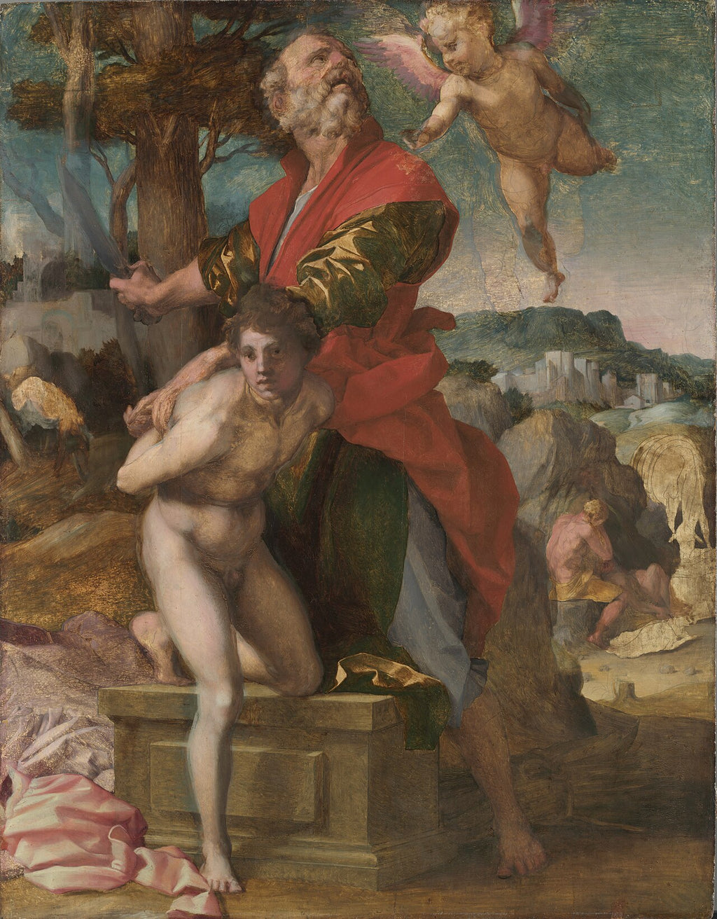 Le sacrifice d'Isaac - Andrea del Sarto
