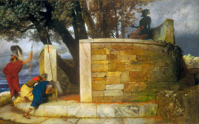 Chrám Hérakla - Arnold Böcklin