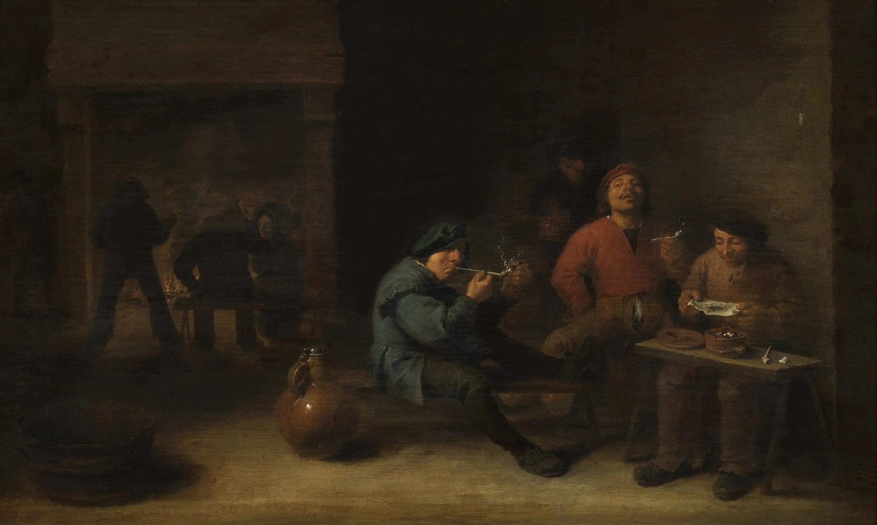 Les fumeurs - David Teniers le Jeune - Alpha Reproduction