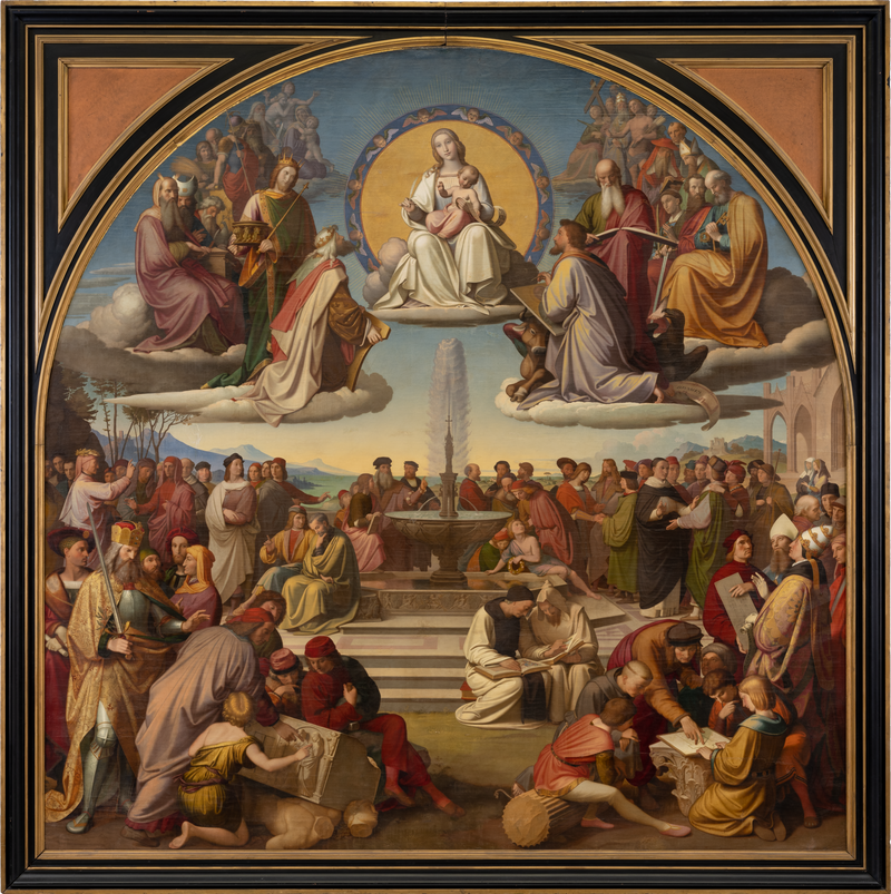Vítězství náboženství v umění - Johann Friedrich Overbeck