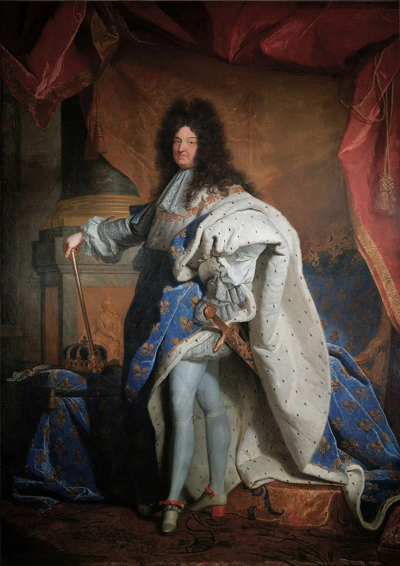 Louis XIV, král Francie (1638-1715) - Hyacinthe Rigaud