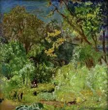 Sluneční světlo ve Vernonu - Pierre Bonnard