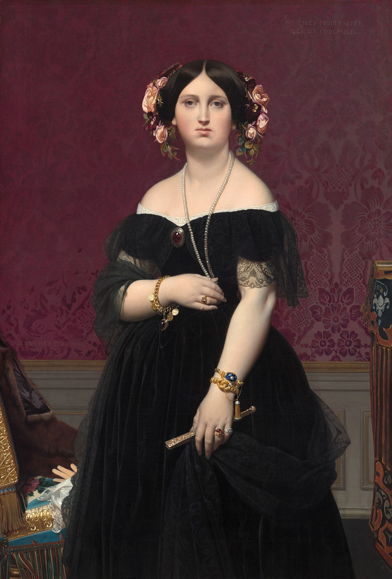 Paní Moitessierová - Jean-Auguste-Dominique Ingres
