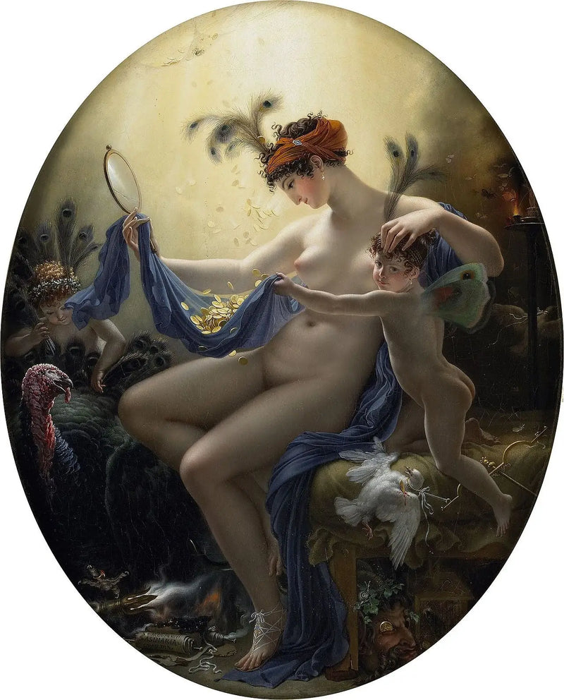 Mademoiselle Lange a Danaé - Anne-Louis Girodet