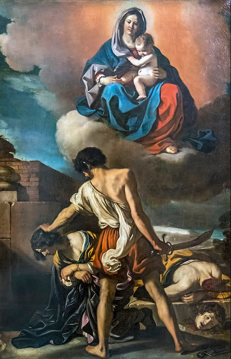 Mučednictví svatého Jana a svatého Pavla - Guercino
