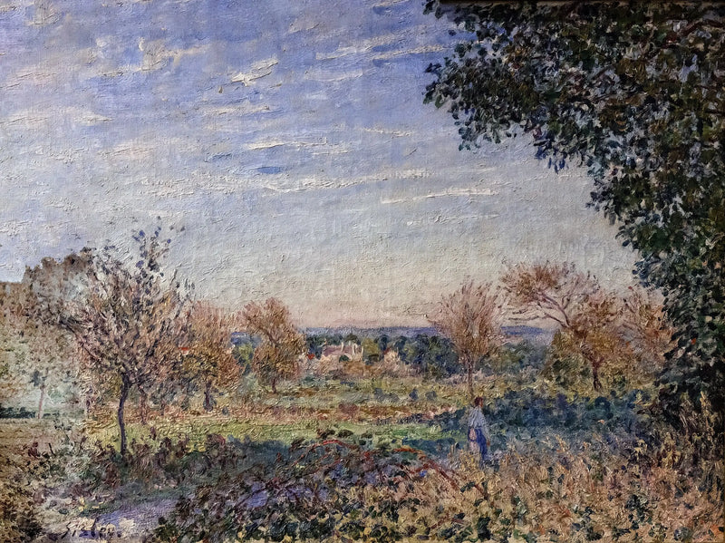 Záříjové ráno - Alfred Sisley