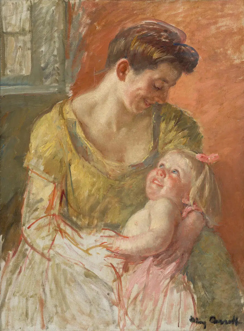 Matka a dítě - Mary Cassatt