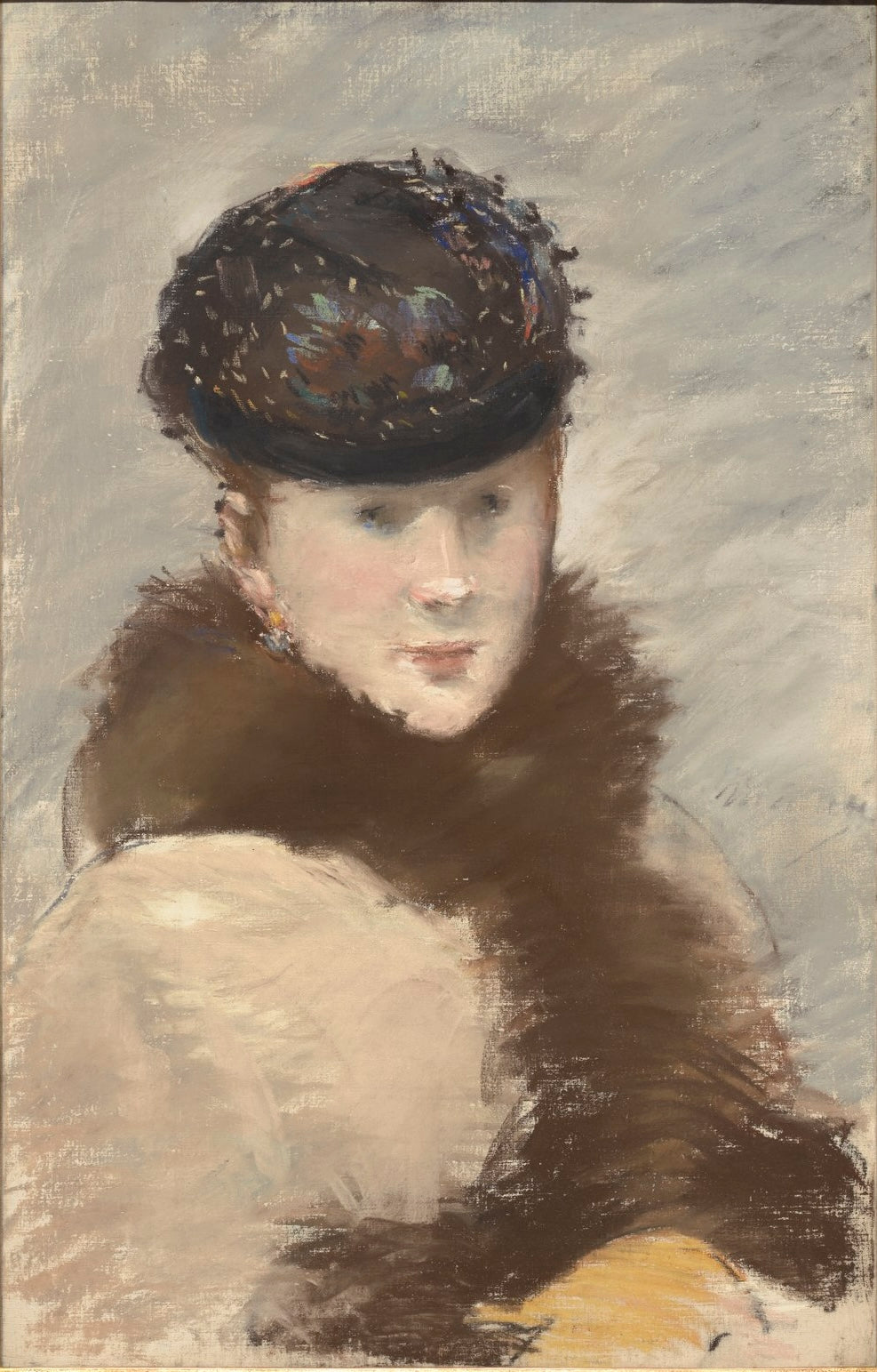 Reproduction du tableau « Méry Laurent au petit chapeau - Édouard Manet » par Alpha Reproduction en peinture à l’huile