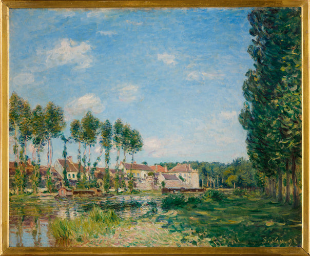 Reproduction du tableau « Moret, bords du Loing - Alfred Sisley » par Alpha Reproduction en peinture à l’huile