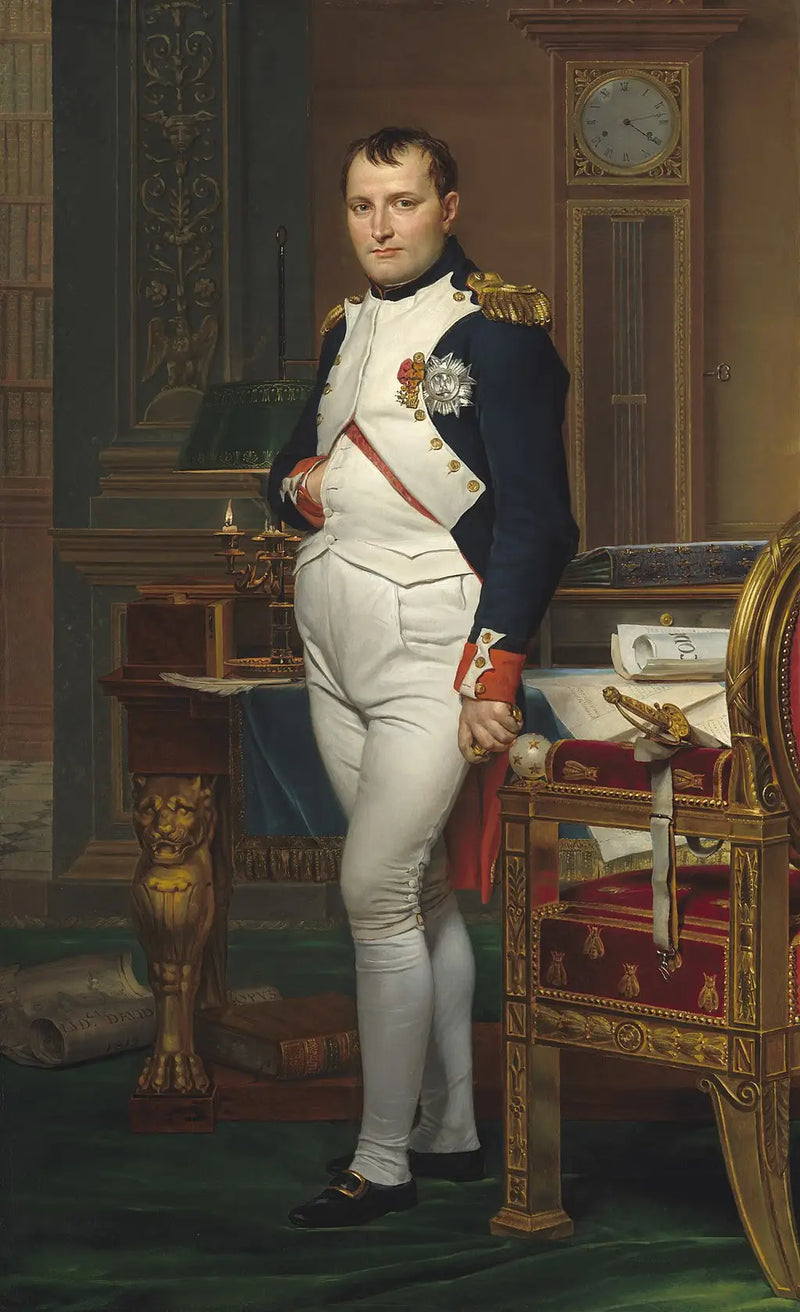 Napoleon ve své pracovně - Jacques-Louis David