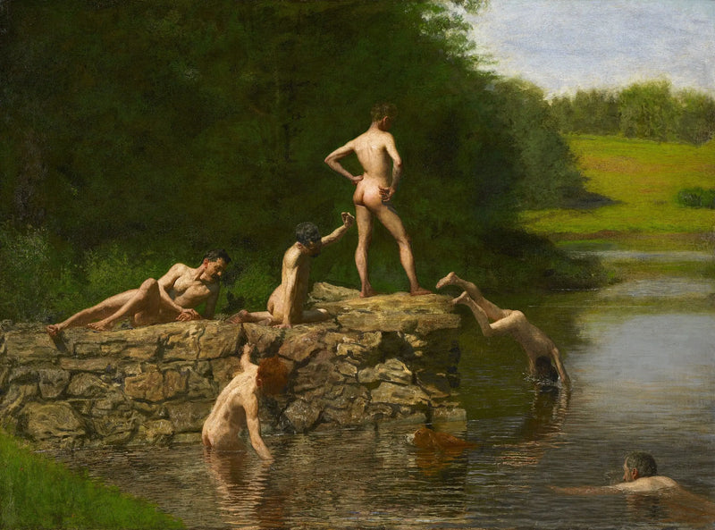 Plavání - Thomas Eakins