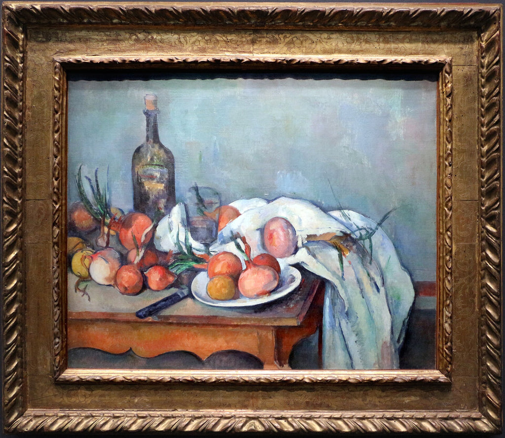Zátiší s cibulí - Paul Cézanne