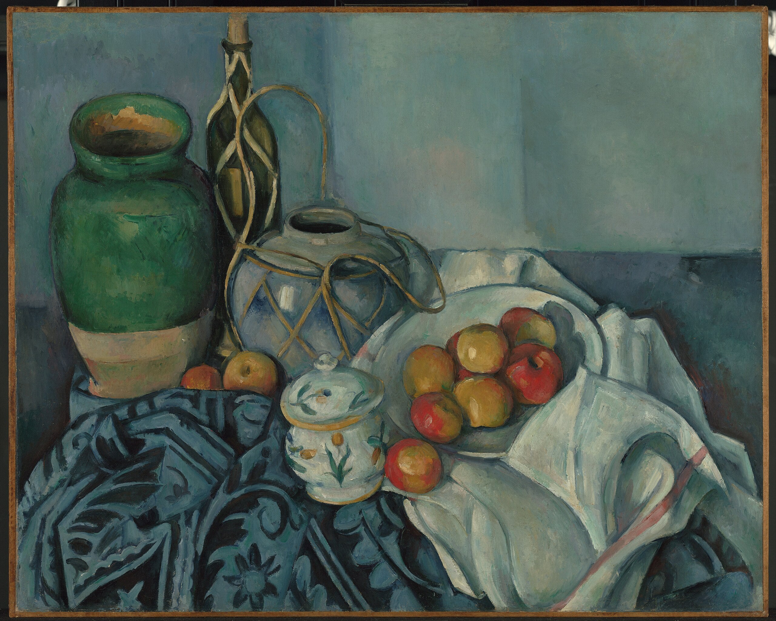 Reproduction du tableau « Nature morte aux pommes - Paul Cézanne » par Alpha Reproduction en peinture à l’huile