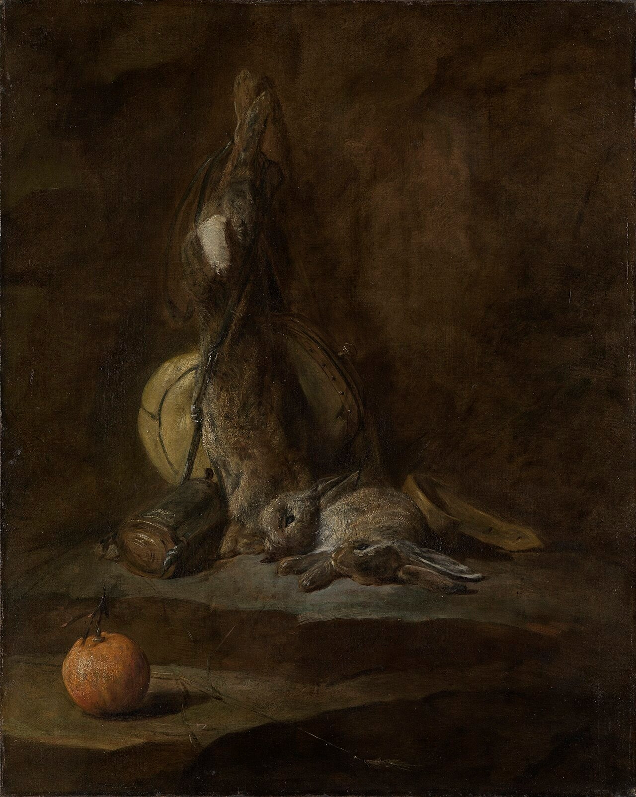 Nature morte avec des lapins morts - Jean Siméon Chardin