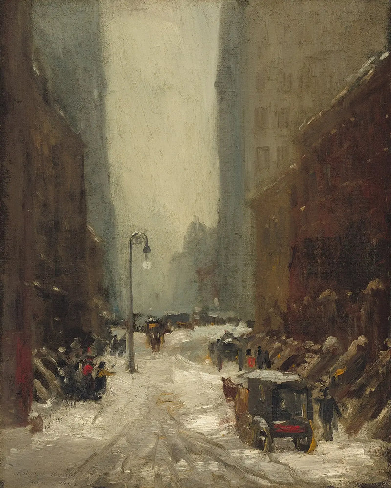 Sníh v New Yorku - Robert Henri