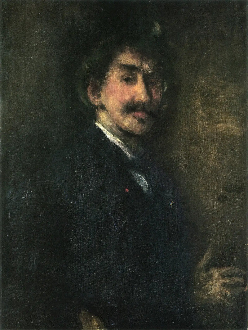 Zlato a hnědá: Autoportrét - James Abbott McNeill Whistler