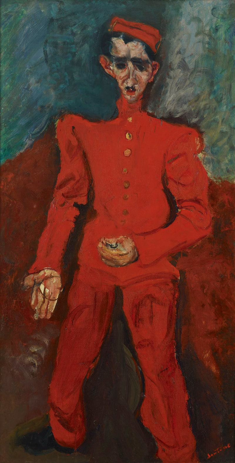 Chlapec na straně u Maxim's - Chaim Soutine