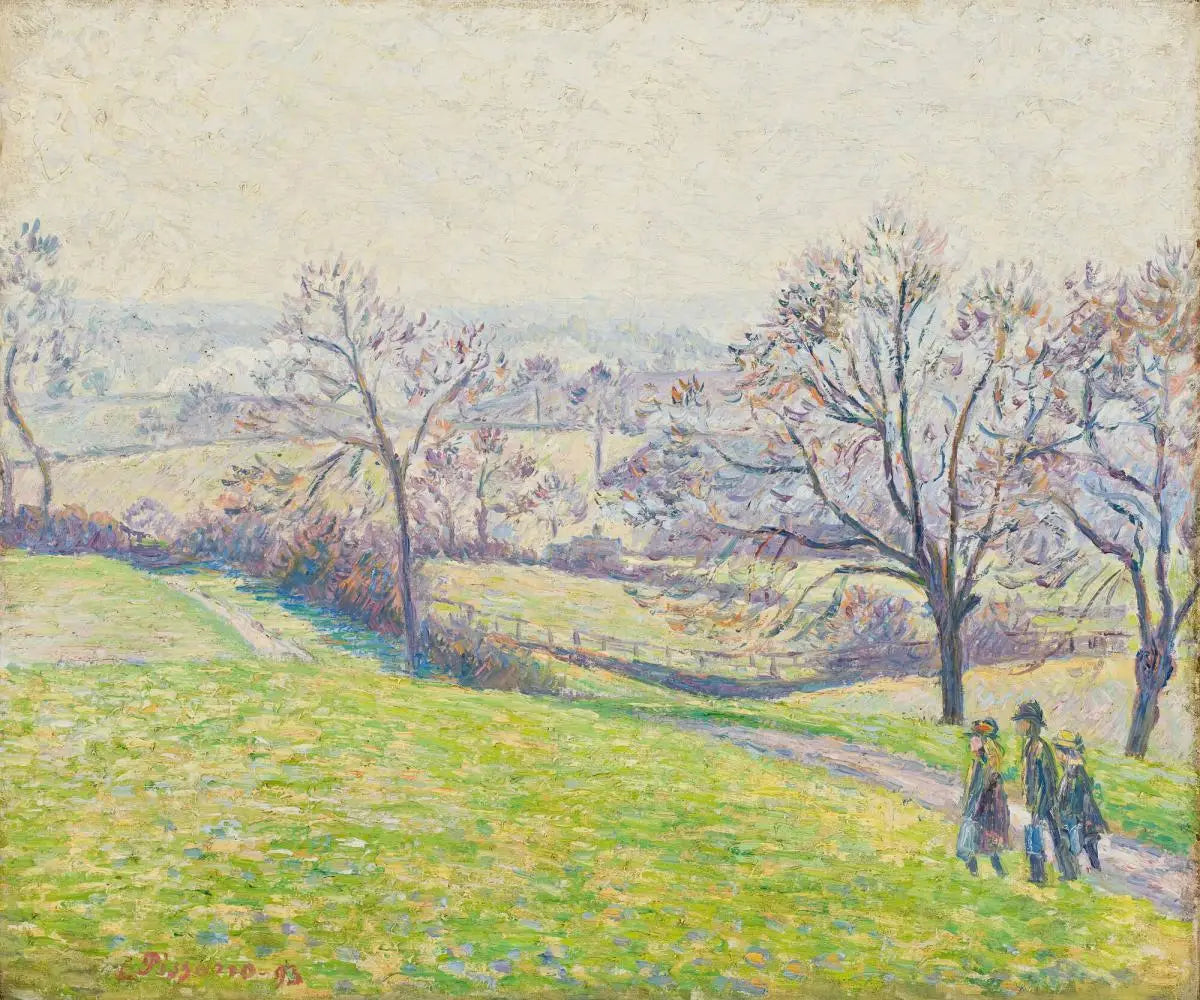 Reproduction du tableau « Paysage d'Epping - Camille Pissarro » par Alpha Reproduction en peinture à l’huile